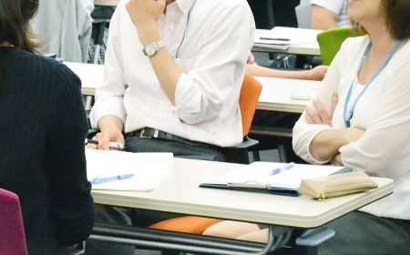 写真:中野会計事務所の人材育成の様子